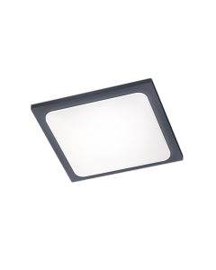 Trave Πλαφονιέρα Οροφής Εξωτερικού Χώρου με Ενσωματωμένο LED σε Μαύρο Χρώμα 620160142 Trio Lighting 620160142
