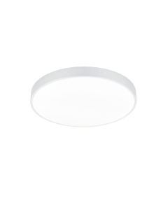 Μεταλλική Πλαφονιέρα Οροφής 49cm LED 52,5w 2300-3000-4000K 6200lm Λευκό Ματ Trio Lighting Waco 627415031