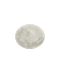 Lunar Μοντέρνα Πλαστική Πλαφονιέρα Οροφής με Ενσωματωμένο LED σε Λευκό χρώμα 40cm Trio Lighting 627514000
