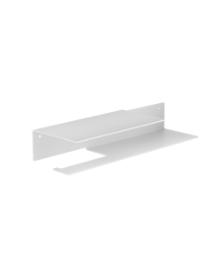 Χαρτοθήκη με Ράφι W330xD110xH60mm Stainless Steel White Mat Verdi Strantza 7230201