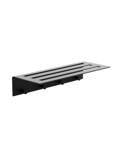 Ραφιέρα με Άγκιστρα Επίτοιχη W600xD240xH120mm Stainless Steel Black Mat Verdi Strantza 7231305