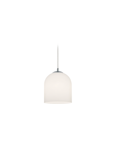 Κλασικό Κρεμαστό Φωτιστικό Μονόφωτο με Ντουί E14 σε Λευκό Χρώμα Trio Lighting 73520101