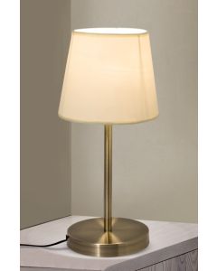 LMP-411/001 DORA TABLE LAMP SATIN NICKEL 1A2 HOMELIGHTING 77-2121