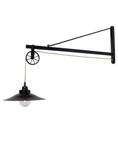 HL-5261 LIONEL BLACK WALL LAMP HOMELIGHTING 77-2363