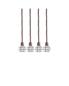 GRENADE-4 ROPE & BLACK PENDANT Z3+ HOMELIGHTING 77-3684