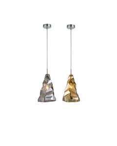 SE4312-01 SM LUIGI PENDANT SMOKY GLASS Γ4 HOMELIGHTING 77-3699