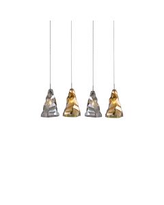 SE4312-04 LUIGI PENDANT GLASS Δ1+ HOMELIGHTING 77-3701