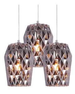 SE4288S-03 LUCA PENDANT SMOKE GLASS+ HOMELIGHTING 77-3722