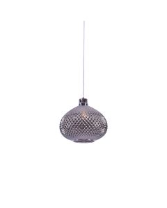 SE4286-01 SM ILENIA PENDANT SMOKE GLASS E4 HOMELIGHTING 77-3739