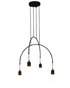 HL-3527-4 EVERDINA BLACK PENDANT HOMELIGHTING 77-3822