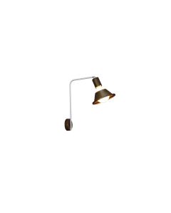 HL-3546-1 XAVIER OLD BRONZE & WHITE WALL LAMP HOMELIGHTING 77-3960