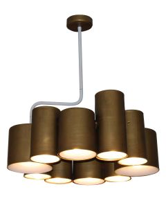 HL-3567-P10 BRODY OLD BRONZE & WHITE PENDANT HOMELIGHTING 77-3990