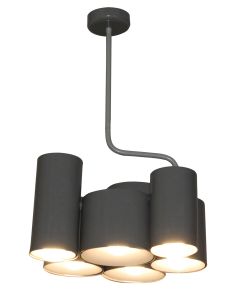 HL-3566-6P BRODY DARK GREY METALLIC PENDANT HOMELIGHTING 77-3994