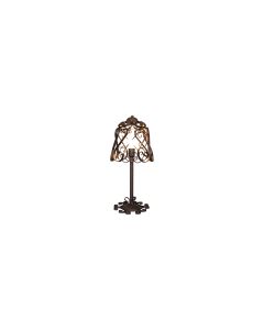 HL-3586-1T LEWIS RUSTY BROWN TABLE LAMP HOMELIGHTING 77-4017