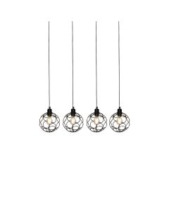 HL-3588-4 ALINE BLACK PENDANT HOMELIGHTING 77-4068