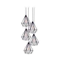 SE148-19-5 MILA PENDANT LAMP BLACK METAL+ HOMELIGHTING 77-4349