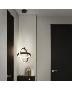 Φωτιστικό Κρεμαστό 20xH100cm Αλουμίνιο Μαύρο Ματ Led 24w 3CCT 3000-4000-6500Κ Homelighting Veta 77-50490