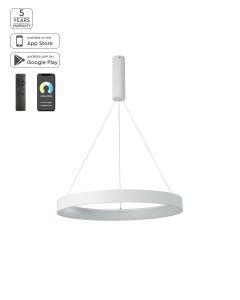 SE LED SMART 60 AMAYA PENDANT WHITE HOMELIGHTING 77-8141