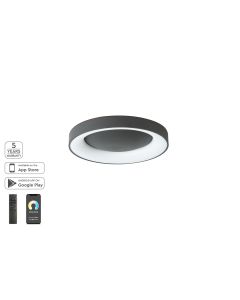 SE LED SMART 60 AMAYA CEILING BLACK HOMELIGHTING 77-8153