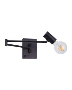 SE21-BL-52 ADEPT BLACK WALL LAMP B3 HOMELIGHTING 77-8281