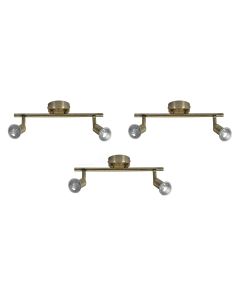 SE 140-BR2 (x3) Saba Packet Bronze adjustable spotlight+ HOMELIGHTING 77-8838