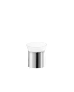 Ποτηροθήκη Επικαθήμενη Χρωμέ Sanco Glass Bathroom Set  90111-A03    