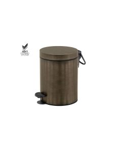 Χαρτοδοχείο 5lt  Χρώμα Dark Bronze Mat Soft Closιng Sanco Waste Bins 90680-DM25