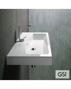 ΝΙΠΤΗΡΑΣ LOSANGA FLAT 90x42,5 (1 οπή+2 προχ.) GSI WHITE  7588-300