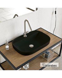 ΝΙΠΤΗΡΑΣ GLAM 56x39 SCARABEO ARDESIA (BLACK MATT)  1810-401