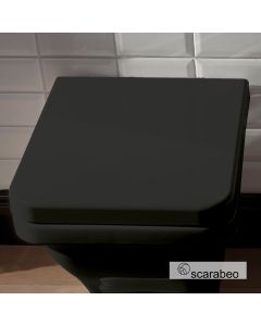 ΚΑΛΥΜΜΑ ΛΕΚ.BUTTERFLY SOFT CLOSE SCARABEO NIGHT (BLACK)/CHR  4010C-400