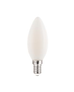 LED FILAMENT E14 CANDLE FROSTY 4W 4000K 230V AC 400LM RA80 ACA DECO4NWFR