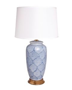 Πορτατίφ Πορσελάνη 19x19x52-75cm Λευκό Αμπαζούρ Etoile DF-295