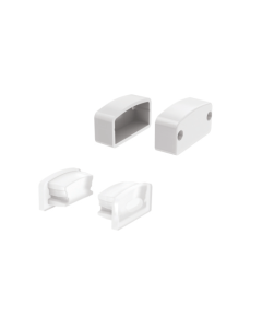 SET OF SILICON & PLASTIC END CAPS FOR P146, 2 WITHOUT HOLE & 2 WITH HOLE ACA EP146