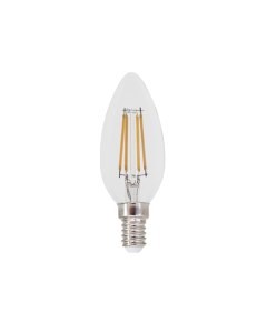 LED FILAMENT E14 STEP-DIM C35 4W 2700K 230V AC 570LM RA80 ACA FLAM4WWSD