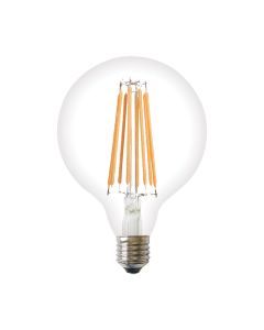 LED FILAMENT E27 G95 12W 2700K 230V AC 1530LM RA80 ACA GLOBE9512WW