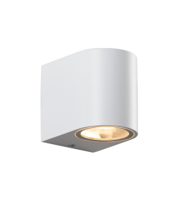 GU10 WALL LUMINAIRE 230V AC MATT WHITE IP65 MAX.35W ACA LG2201GU10W