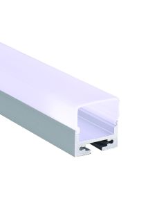 PEND ALUMINUM PROFILE WITH OPAL PC DIFFUSER 2m/pc ACA P28N