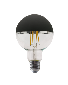 LED FILAMENT E27 DIM G95 BLACK 8W 2700K 230V AC 900LM RA80 ACA PALA958WWDIMB