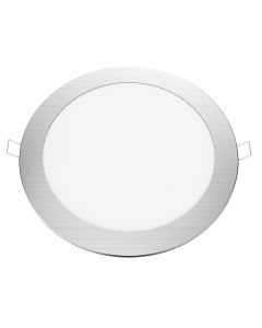 ΝΙΚΕΛ ΜΑΤ ΣΤΡΟΓΓΥΛΟ LED ΠΑΝΕΛ ΧΩΝΕΥΤΟ 18W 4000K 1800Lm Φ220mm 230V AC Ra80 ACA PENU1840RNM