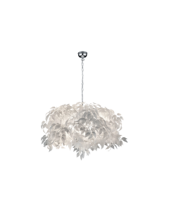 Μοντέρνο Κρεμαστό Φωτιστικό Μονόφωτο Καμπάνα με Ντουί E14 σε Λευκό Χρώμα Trio Lighting R10464001