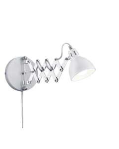 Scizzor Μονό Σποτ με Ντουί E14 σε Λευκό Χρώμα Trio Lighting R20321031