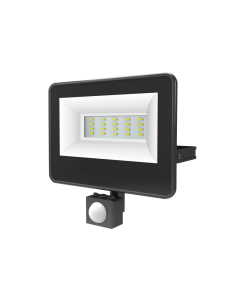 BLACK SENSOR LED SMD FLOOD LUMINAIRE IP66 20W 4000K 2070Lm 230V AC RA80 ACA V2040S