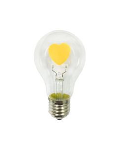 E27 A60 HEART 2W 2700K 230V AC 200LM LED COG ACA VINTAHEART
