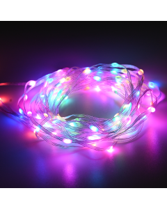 200RGB LED SMART STRING CONNECTABLE, 20m, USB, REMOTE&APP, IP44, 3m ΚΑΛΩΔ ΤΡΦ ACA X04200371