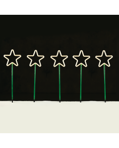 "5 GARDEN STARS", 400 WW LED 8 ΛΕΙΤΟΥΡΓ., ΑΝΤΑΠ. (31VDC) IP44  400X66CM (1m ΑΠΟΣΤ.), 5m. ΚΑΛ. ΤΡΟΦ ACA X084001125