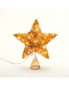 "GOLD CONVEX STAR" 20 MINI WW LED ΛΑΜΠ. ΜΠΑΤ. 3ΧΑΑ,IP20 23x5x20cm ACA X11201121