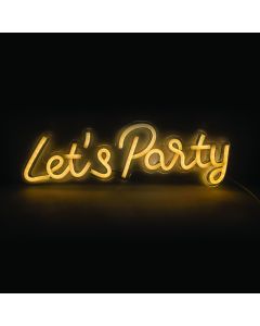 LET'S PARTY 125 NEON LED ΛΑΜΠ USB ΚΑΛ 2m ΘΕΡΜΟ IP20 41x1,6x13,5cm ACA X131251716