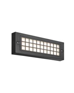 ΦΩΤΙΣΤΙΚΟ ΤΟΙΧΟΥ LED 6W 255x30x90 3CCT IP65 ΜΑΥΡΟ"SENARIO" Eurolamp 145-52117