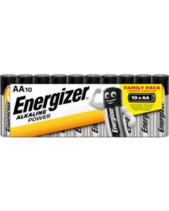 Μπαταρίες Αλκαλικές AA /Ε91 (Μινιόν) Family Pack 10 τμχ. Energizer Alkaline Power LR6 F016609