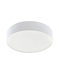 Eglo Romao Μοντέρνα Υφασμάτινη Πλαφονιέρα Οροφής με Ενσωματωμένο LED σε Λευκό χρώμα 57cm 97777